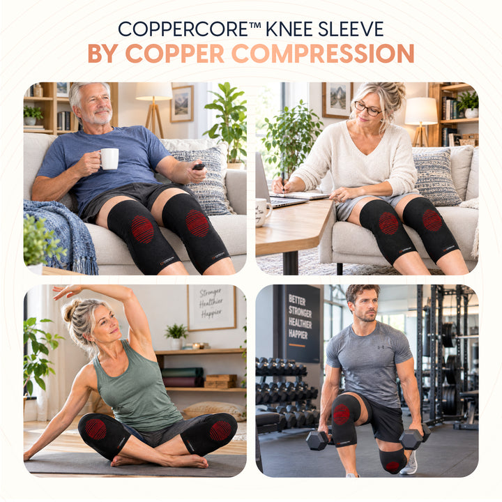 Copper Compression CopperCore™ Infrared Energy Knee Sleeve 2 Pack