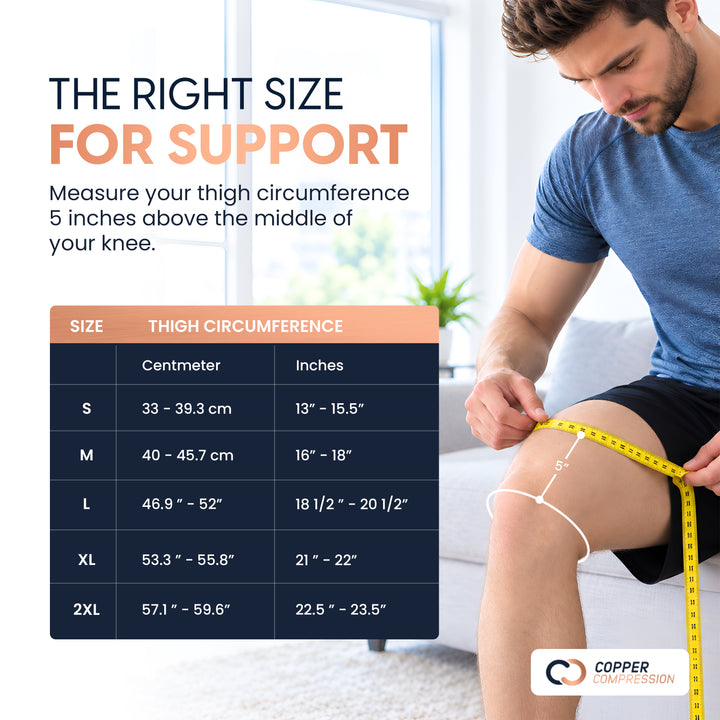 Copper Compression CopperCore™ Infrared Energy Knee Sleeve 2 Pack