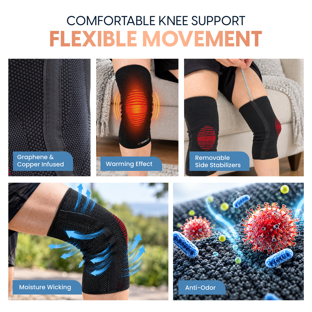Copper Compression CopperCore™ Infrared Energy Knee Sleeve 2 Pack