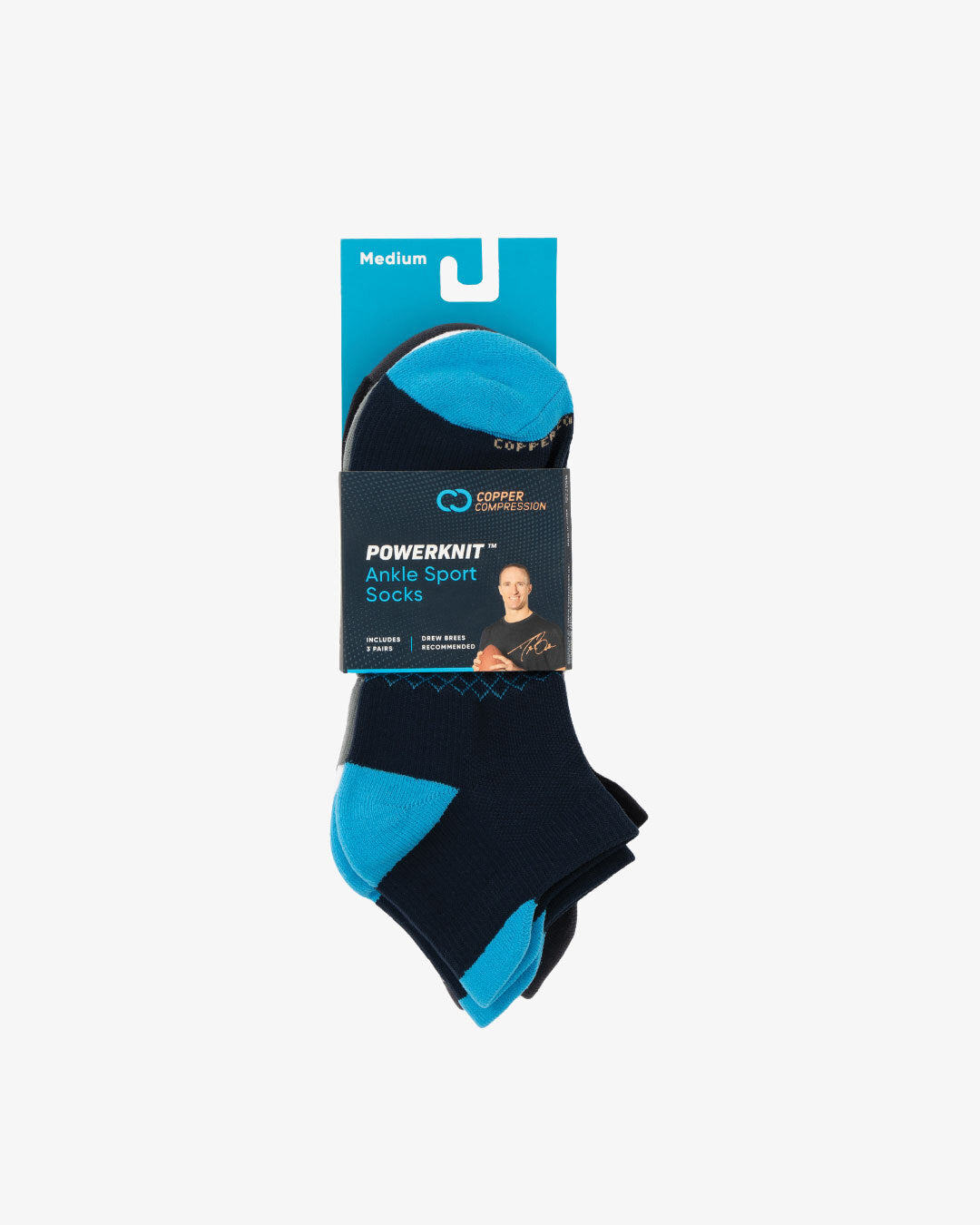 Powerknit™ Ankle Sport Socks (3 Pairs)