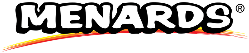 Menards logo on a transparent background